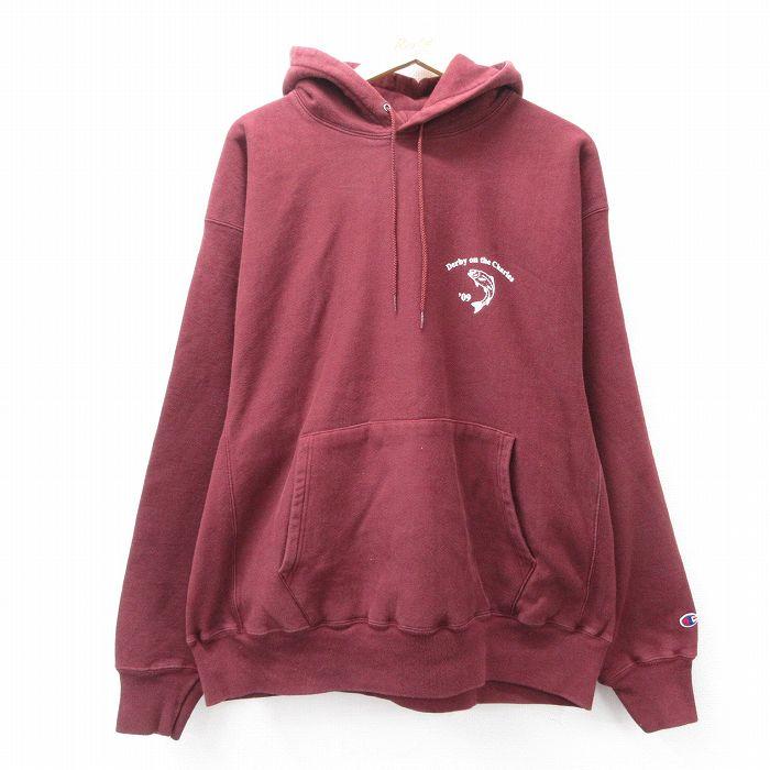 Champion（チャンピオン） XL/古着 長袖 リバースウィーブ パーカー