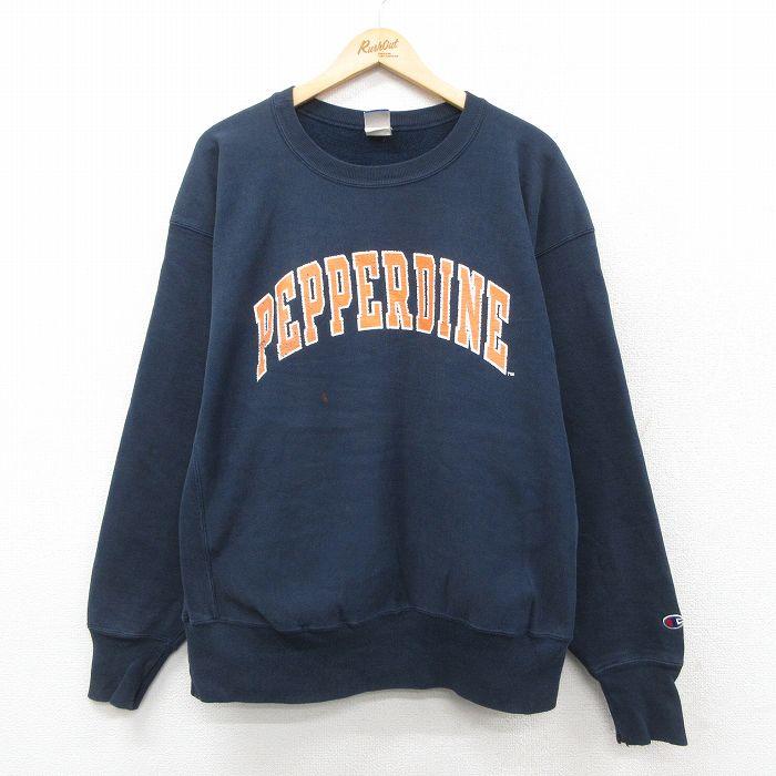 XL/古着 長袖 チャンピオン Champion リバースウィーブ メンズ 90年代