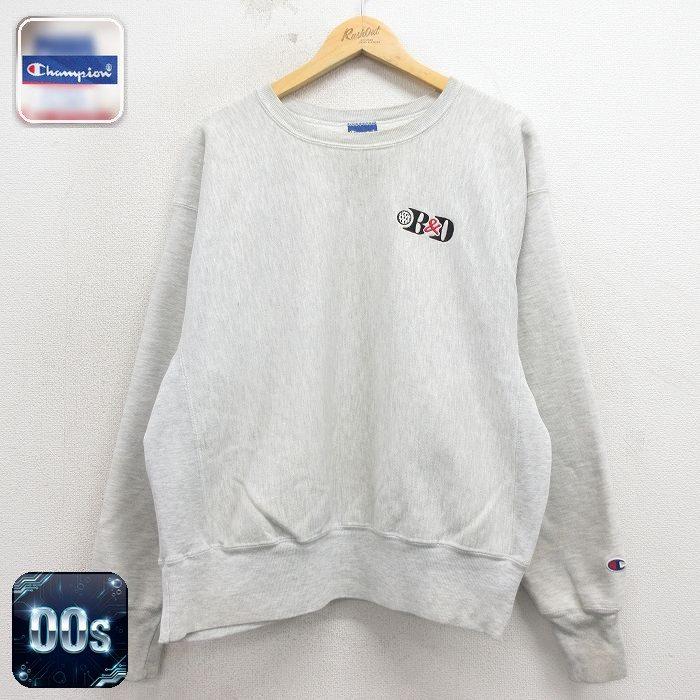 Champion（チャンピオン） XL/古着 長袖 リバースウィーブ メンズ 00 