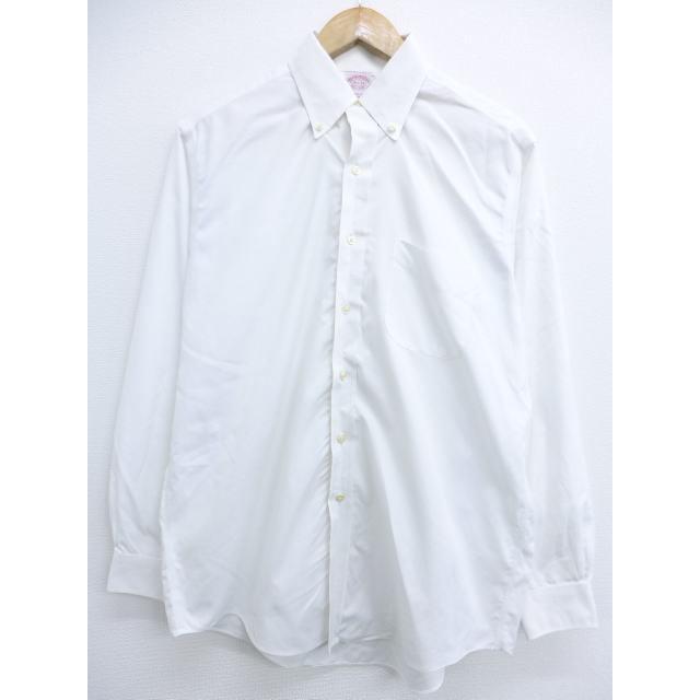Xl 古着 長袖 シャツ ブルックスブラザーズ Brooks Brothers 白 ホワイト 18nov26 中古 メンズ トップス Shbd 古着屋rushout 通販 Yahoo ショッピング