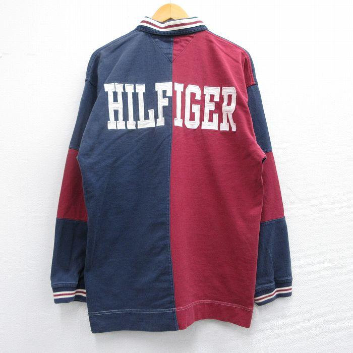 TOMMY HILFIGER（トミー・ヒルフィガー） L/古着 長袖 ブランド ラガー