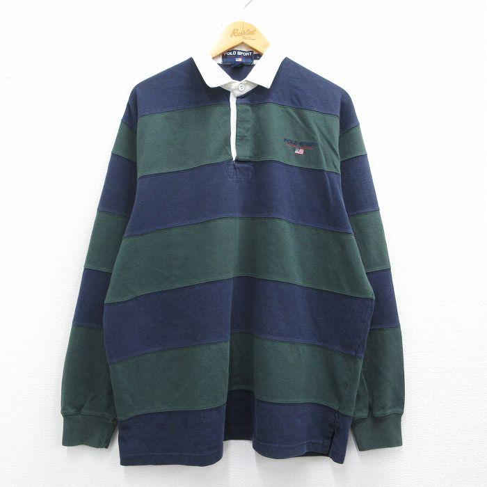 POLO RALPH LAUREN XL/古着 ラルフローレン ポロスポーツ 長袖 