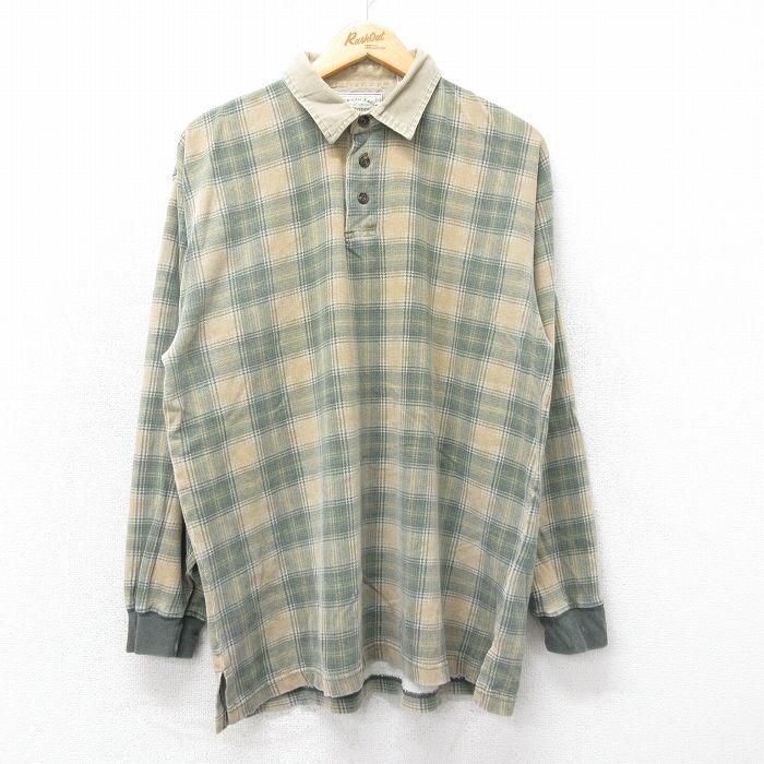 American Eagle（アメリカンイーグル） L/古着 長袖 ブランド ポロ 