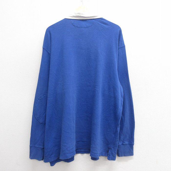   ラガーシャツ XL ネイビー adidas 大きいサイズ ラガーシャツ メンズ カノコ 切替え 2L 3L