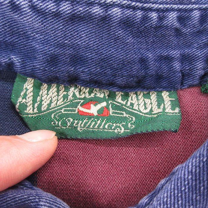 American Eagle（アメリカンイーグル） M/古着 長袖 ブランド ラガー 
