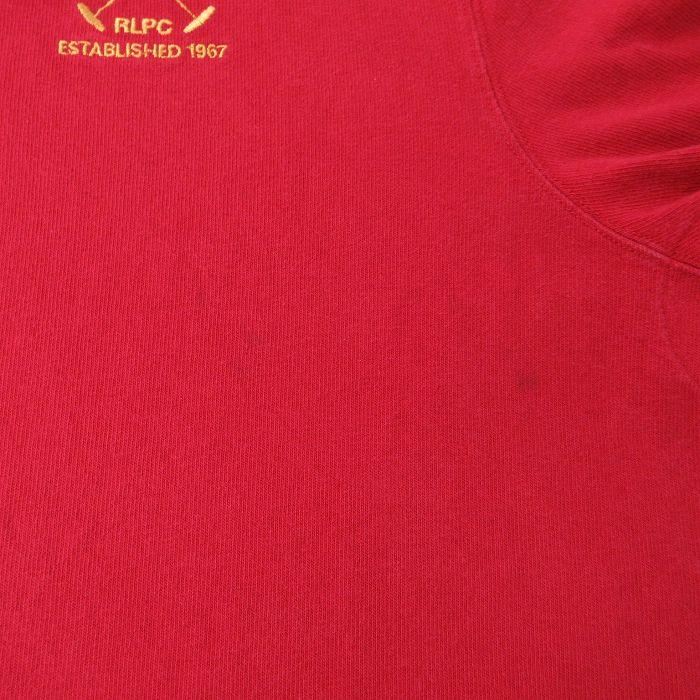 【ラルフローレン】長袖シャツ　ポニーロゴ　QRタグ　現行　ゆったり　赤　XL ポロ ラルフローレン ワンポイント コットン ラガーシャツ 赤 XL