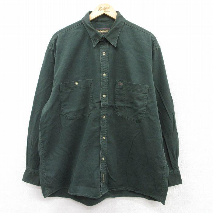 Timberland（ティンバーランド） XL/古着 長袖 ブランド シャツ メンズ