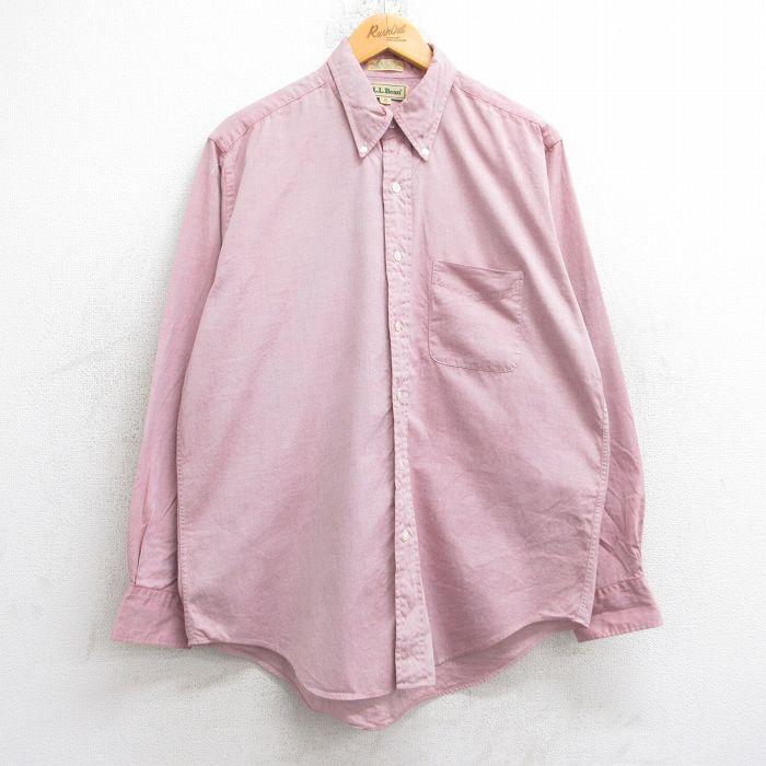 L.L.Bean（エルエルビーン） L/古着 LLBEAN 長袖 ブランド シャツ 