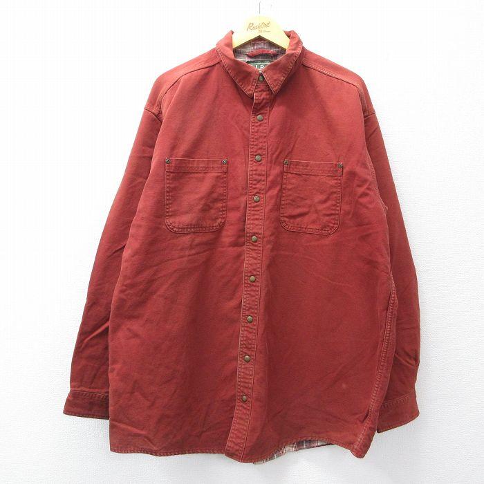 L.L.Bean（エルエルビーン） XL/古着 長袖 ブランド シャツ メンズ 00