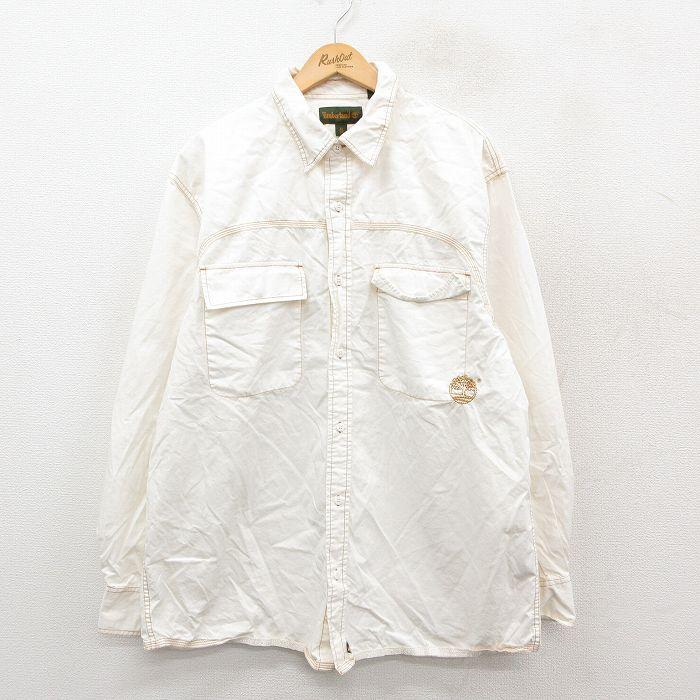 Timberland（ティンバーランド） XL/古着 長袖 ブランド シャツ メンズ