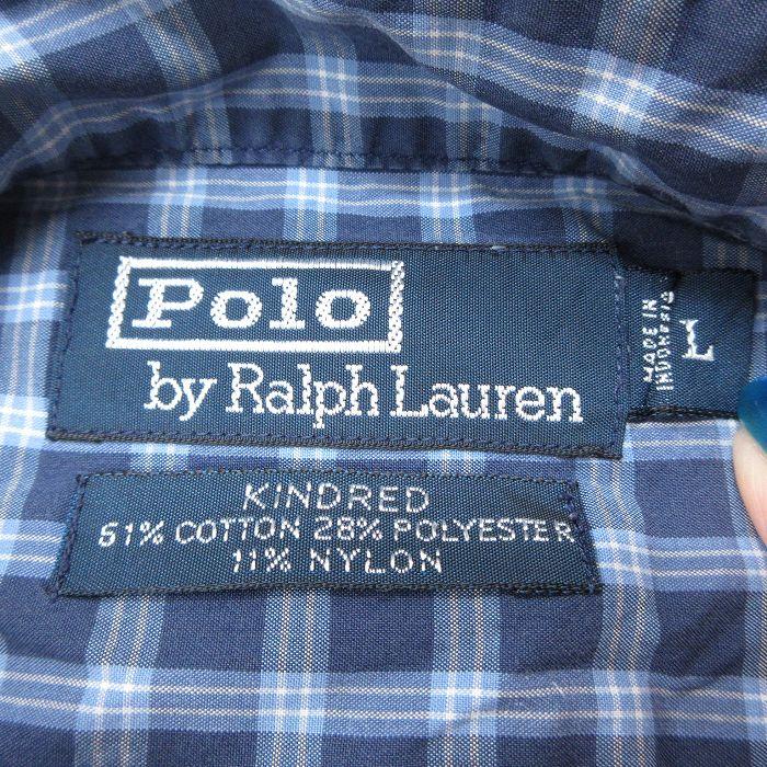 XL/古着 ラルフローレン 長袖 ブランド シャツ メンズ 90年代 90s