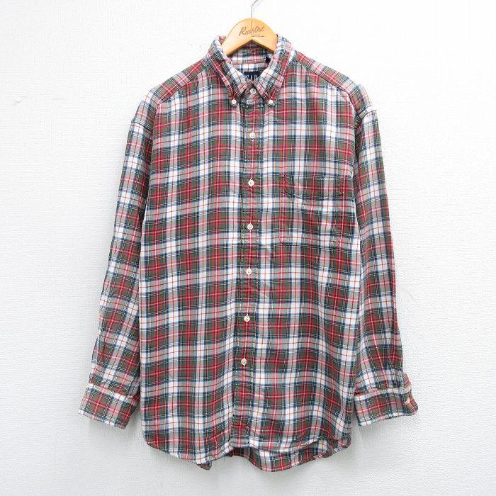 古着 ~00年代 ギャップ GAP 長袖 ボタンダウンチェックシャツ メンズXL相当/eaa626406 古着 ～00年代 ギャップ GAP 長袖 ボタンダウンチェックシャツ メンズ