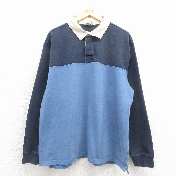 L.L.Bean（エルエルビーン） XL/古着 長袖 ブランド ラガー シャツ