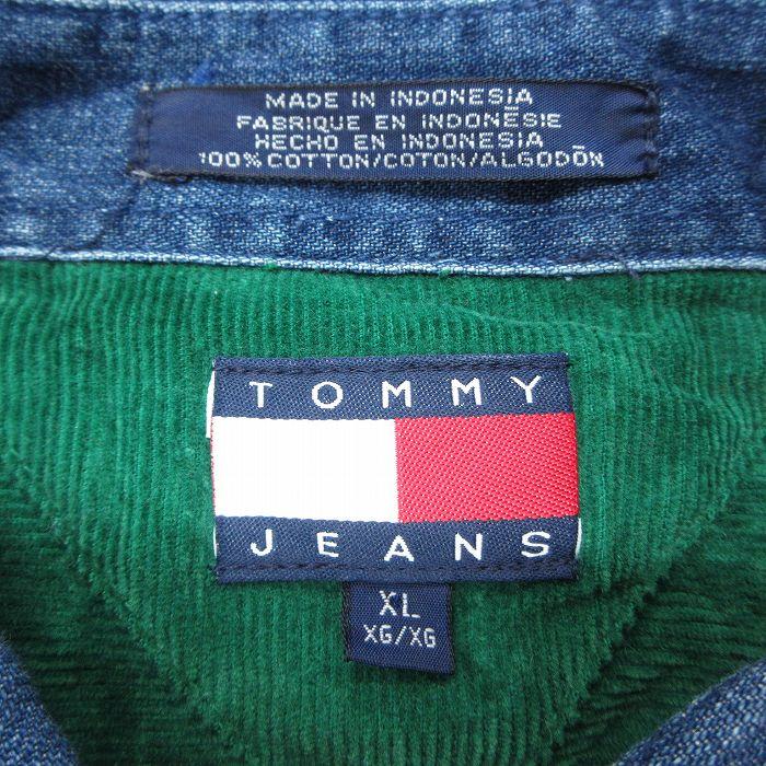 TOMMY HILFIGER（トミー・ヒルフィガー） XL/古着 長袖 ブランド 