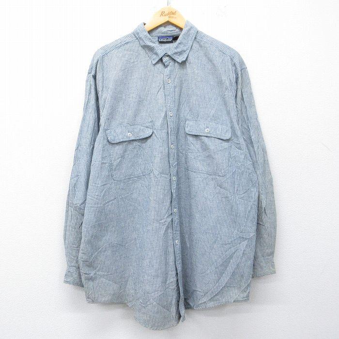 patagonia（パタゴニア） XL/古着 長袖 ブランド シャツ メンズ 00年代
