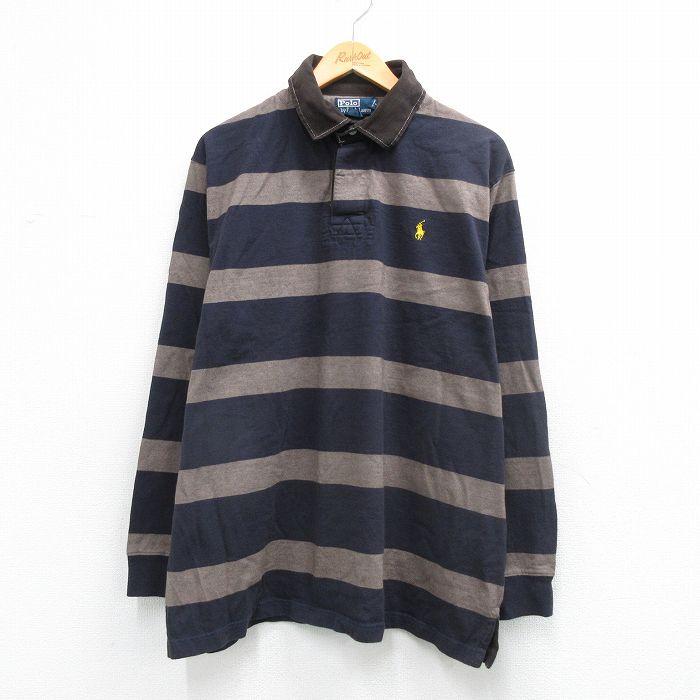 Polo by Ralph Lauren XL 長袖ラガーシャツ POLO RALPH LAUREN（ポロ・ラルフローレン） ポロラルフローレン