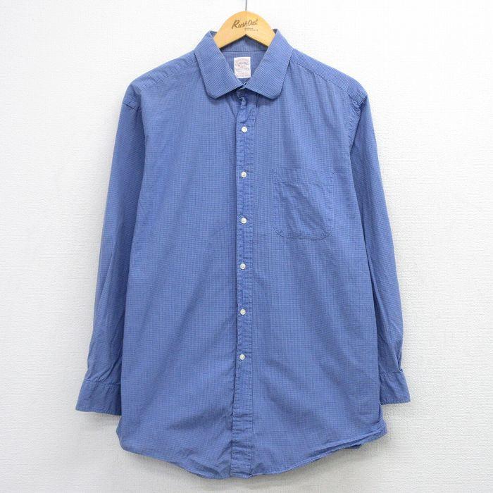 USA製90s Brooks Brothers Makers XL相当 BROOKS BROTHERS（ブルックスブラザーズ） XL/古着 長袖 ブランド