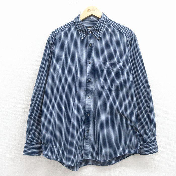 00s エディーバウアー チェック長袖シャツ リラックスフィット Lヴィンテージ Eddie Bauer（エディーバウアー） XL/古着 長袖 ブランド シャツ