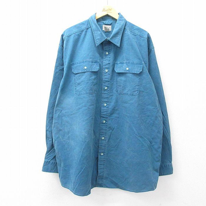 L.L.Bean（エルエルビーン） XL/古着 長袖 ブランド シャツ メンズ 00