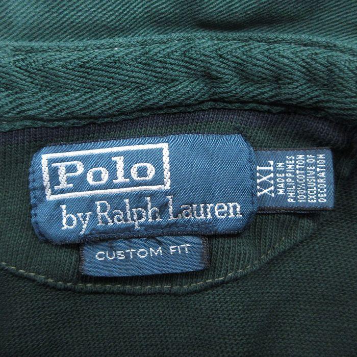XL/古着 ラルフローレン 長袖 ブランド ラガー シャツ メンズ 90年代