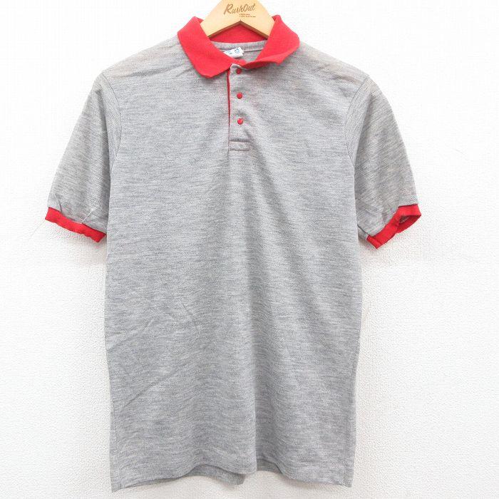 BLUNT ヴィンテージ半袖ボタンアップシャツ グレー USA製 BLUNT ヴィンテージ半袖ボタンアップシャツ グレー USA製