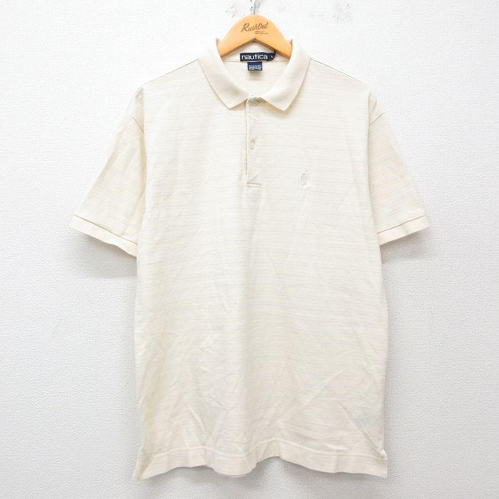 NAUTICA（ノーティカ） M/古着 半袖 ブランド ポロ シャツ メンズ 90s 