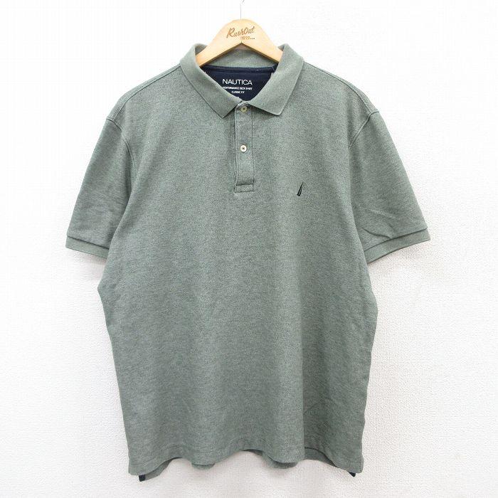 NAUTICA（ノーティカ） XL/古着 半袖 ブランド ポロ シャツ メンズ 