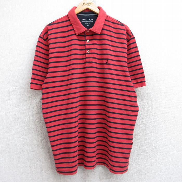 NAUTICA（ノーティカ） XL/古着 半袖 ブランド ポロ シャツ メンズ 