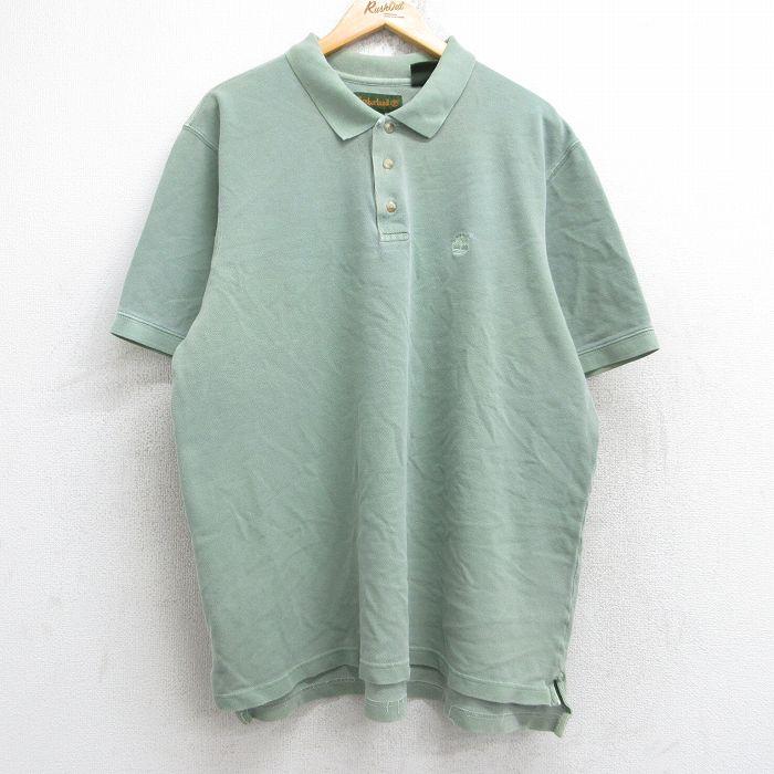 Timberland XL/古着 ティンバーランド 半袖 ブランド ポロ