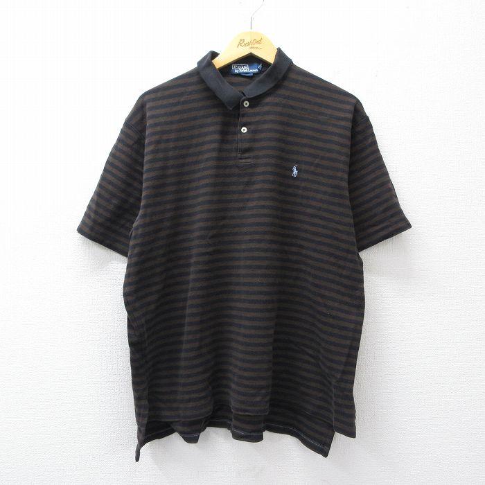 XL/古着 ラルフローレン 半袖 ブランド ポロ シャツ メンズ 90年代 90s