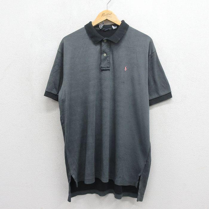 XL/古着 ラルフローレン 半袖 ブランド ポロ シャツ メンズ 90年代 90s