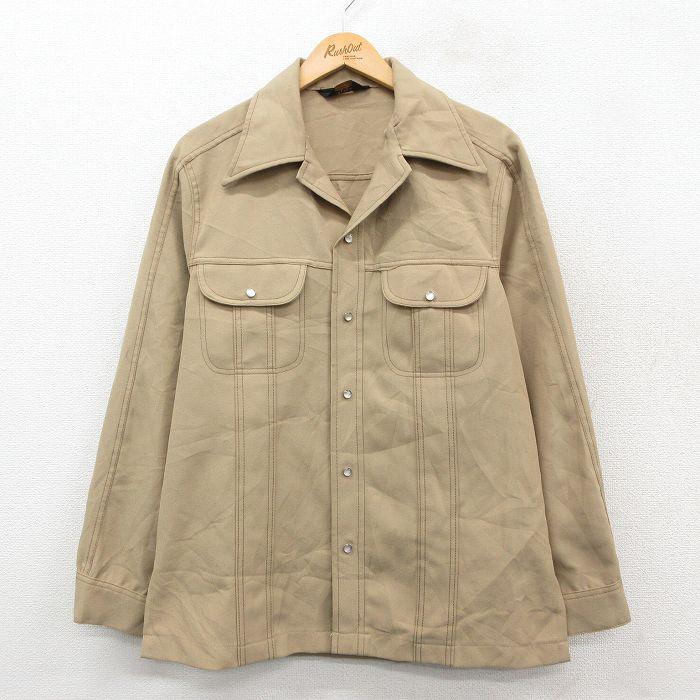 Lee（リー） M/古着 長袖 シャツ ジャケット メンズ 70年代 70s USA製