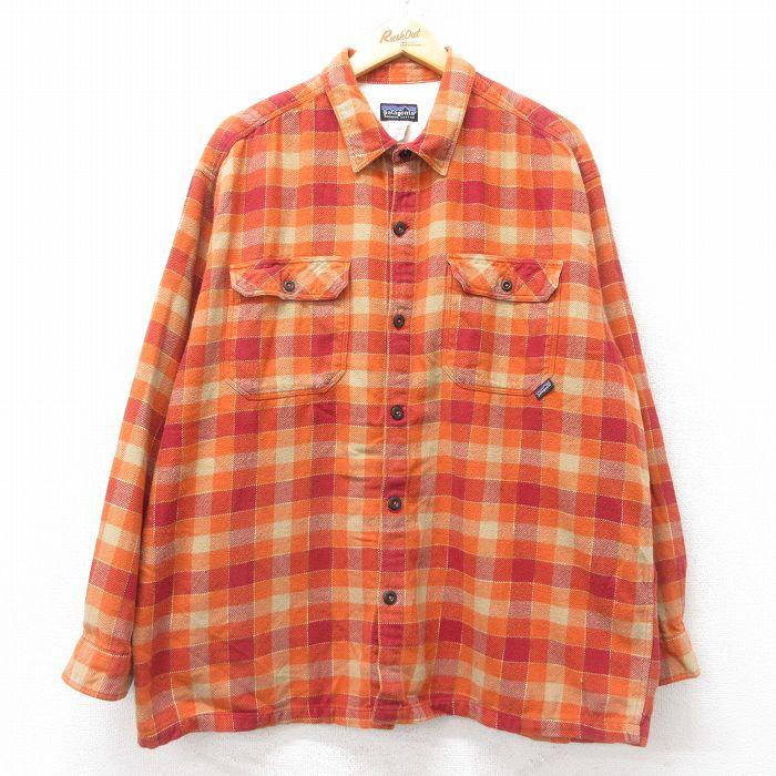patagonia（パタゴニア） XL/古着 長袖 ヘビー フランネル シャツ