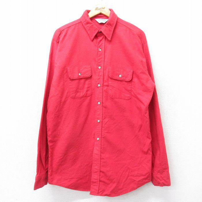 XL/古着 ファイブブラザー 長袖 ヘビー フランネル シャツ メンズ 80