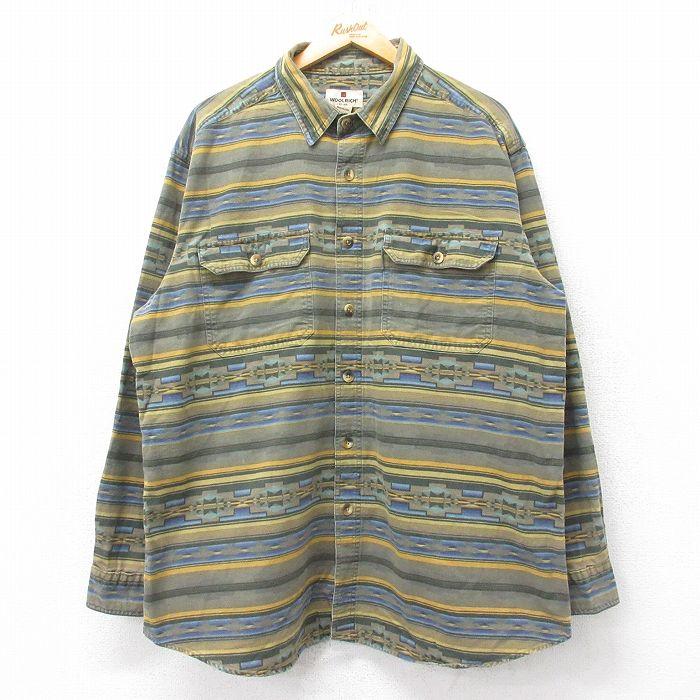 woolrich 90s ネーティブ柄 ネルシャツ 総柄 usa 古着 y2k woolrich 90s ネーティブ柄 ネルシャツ 総柄 usa 古着 y2k 20210906