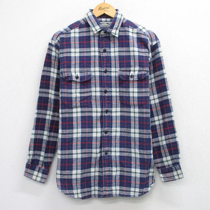 古着 アメリカンイーグル AMERICAN EAGLE OUTFITTERS 長袖 フランネルチェックシャツ メンズS相当/eaa595405 古着 アメリカンイーグル AMERICAN EAGLE OUTFITTERS 長袖 フランネル