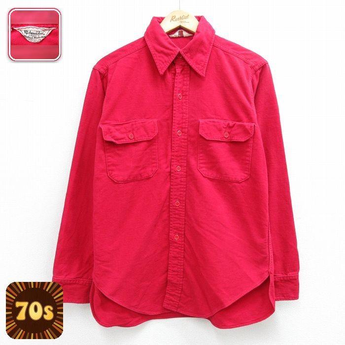 WOOLRICH（ウールリッチ） L/古着 richmeister 長袖 ヘビー フランネル 