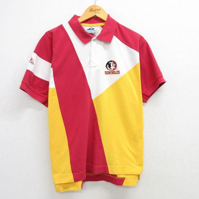 XL/古着 半袖 ポロ シャツ メンズ 00s フロリダセミノールズ XL/古着 半袖 ポロ シャツ メンズ 00s フロリダセミノールズ