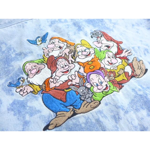 Xl 古着 長袖 シャツ ディズニー Disney 7人の小人 七人のこびと 刺繍 大きいサイズ デニム タイダイ Spe 19sep06 中古 メンズ トップス Shr 古着屋rushout 通販 Yahoo ショッピング