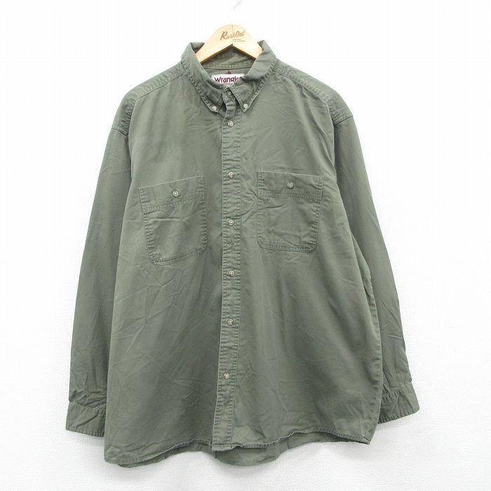 Wrangler（ラングラー） XL/古着 長袖 シャツ メンズ 00s 大きいサイズ