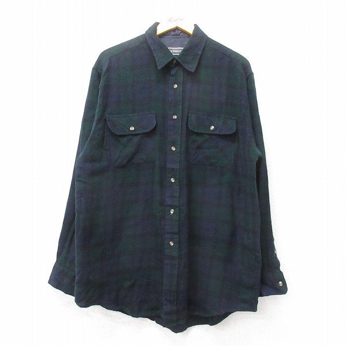 ニナリッチ ｸﾞﾘｰﾝ×ﾌﾞﾗｯｸ 長袖ｼｬﾂ 40 NINA RICCI ニナリッチ グリーン×ブラック 長袖シャツ 40 トップス