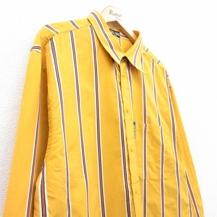 coco 中古 ハチヤーズ 8YARDS メンズ 長袖シャツ XL マスタードイエロー 黄系 タートルネック 秋冬 coco 中古 ハチヤーズ 8YARDS メンズ 長袖シャツ XL マスタード