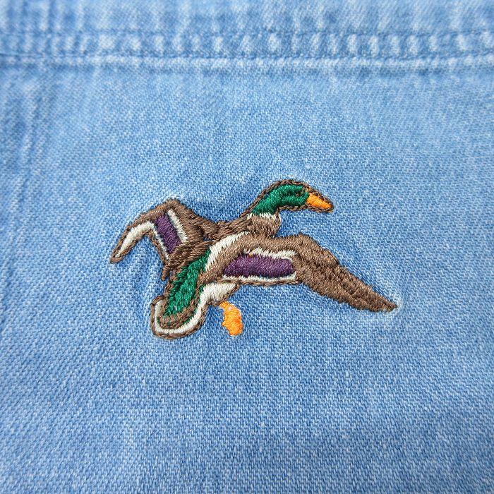 Wrangler（ラングラー） XL/古着 長袖 シャツ メンズ 90s 鳥 大きい
