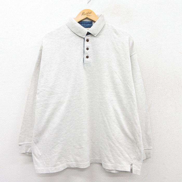 POLO RALPH LAUREN（ポロ・ラルフローレン） XL/古着 長袖 ポロ シャツ