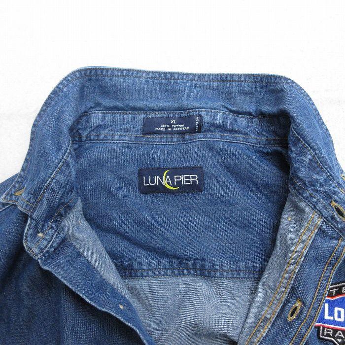 50%OFF】XL/古着 長袖 シャツ メンズ LOWES レーシング 大きいサイズ