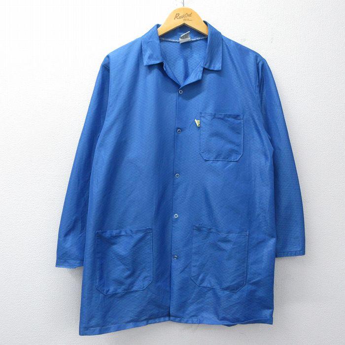 20%OFF】M/古着 長袖 シャツ メンズ 90年代 90s ロング丈 開襟