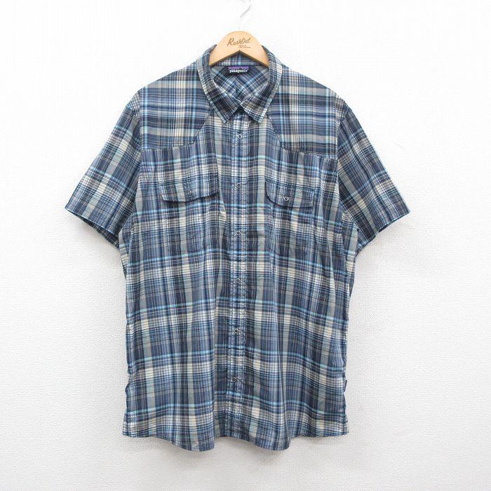 XL/古着 パタゴニア patagonia 半袖 ウエスタン シャツ メンズ 大きい 
