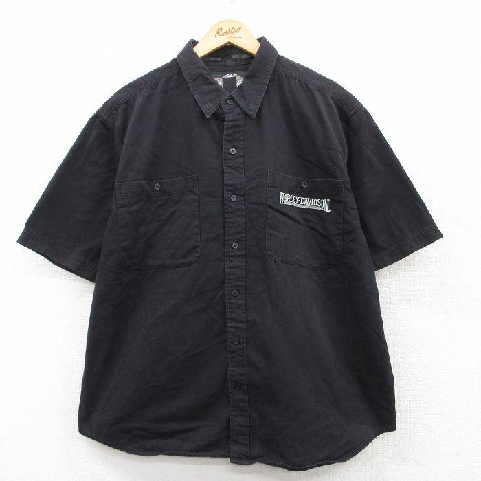 Harley Davidson（ハーレー・ダビッドソン） XL/古着 半袖 シャツ 