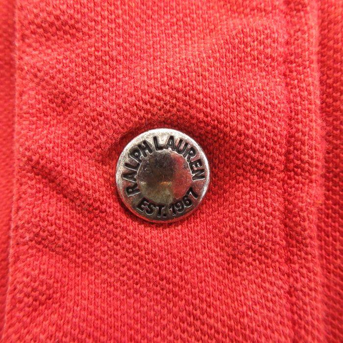 新品未使用 Polo Ralph Lauren M コットンラガーシャツ レッド 90s POLO SPORT 