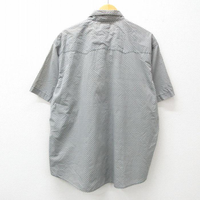 Wrangler（ラングラー） XL/古着 半袖 ウエスタン シャツ メンズ 総柄